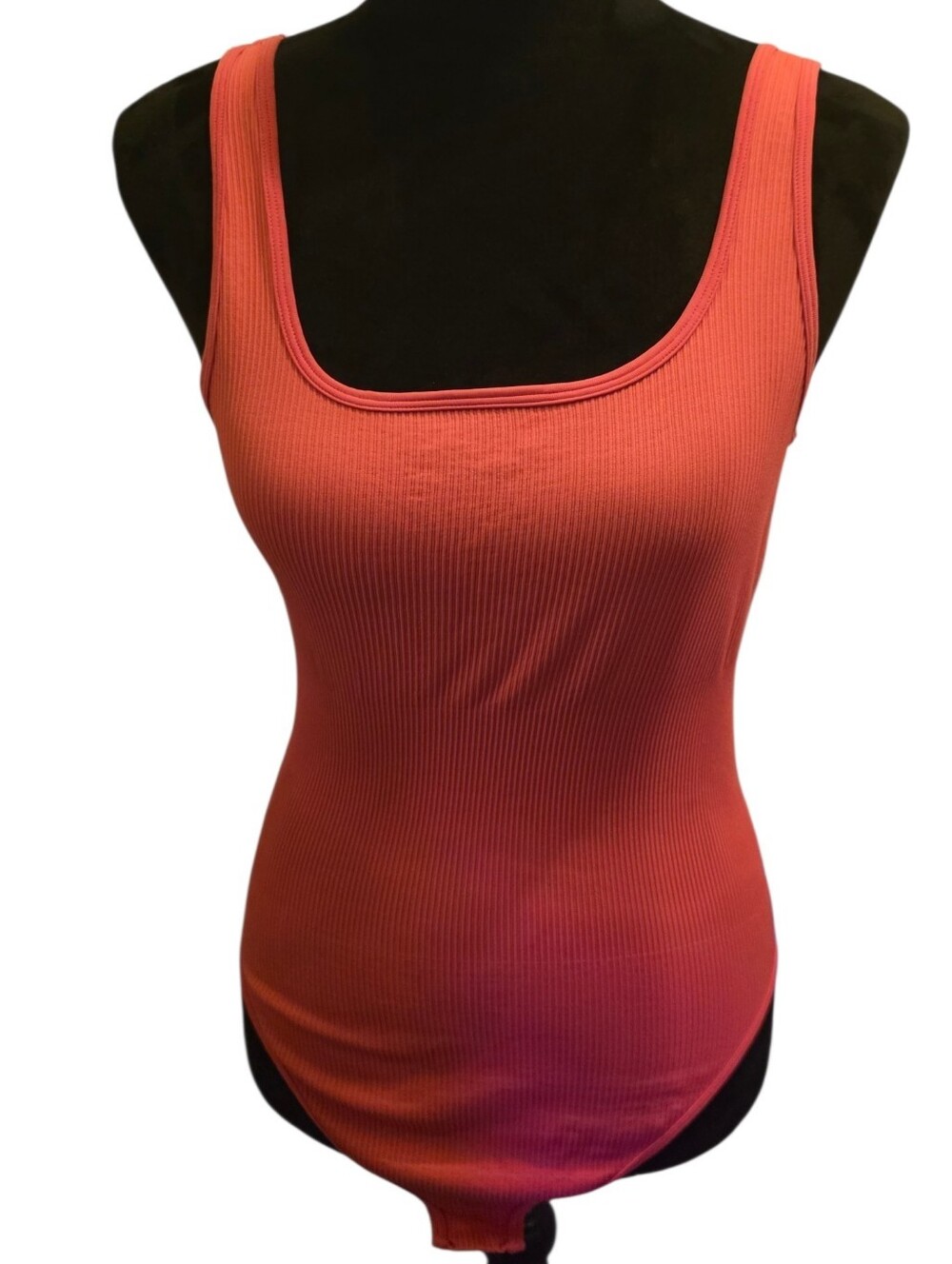 OQQ Ribbed Bodysuit Bundle Size Large Neutral Pink Nude NWT Style